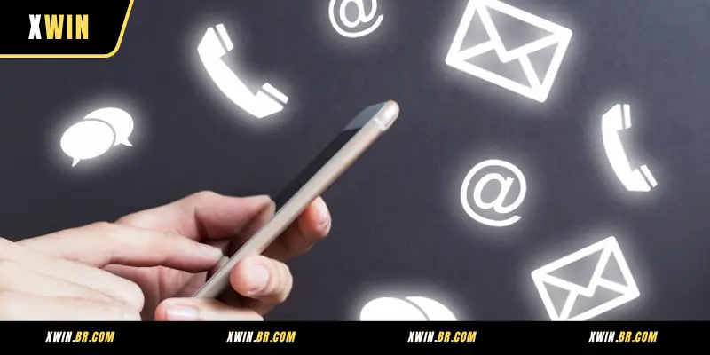 Contato Nós XWIN - Métodos de Contato - Suporte Contínuo 24/7
