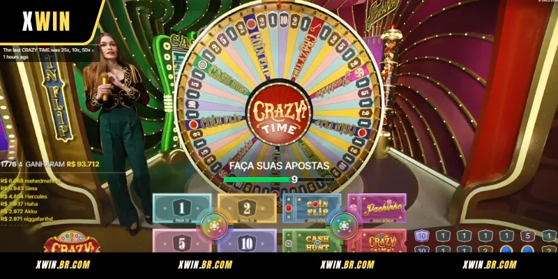 Estratégias e Dicas de Aposta para Crazy Time na Plataforma XWIN