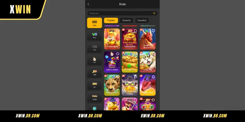 Jogos de XWIN Slots em Destaque na Plataforma